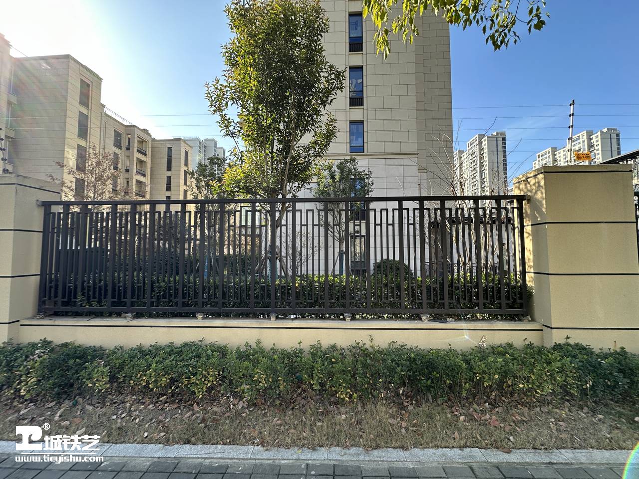 抖音万款铁艺栏杆第676期-视频讲解-铁艺围栏|铁艺围墙|围墙护栏TW23251-实景拍摄-图4